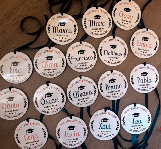 Medallas graduacion Primaria