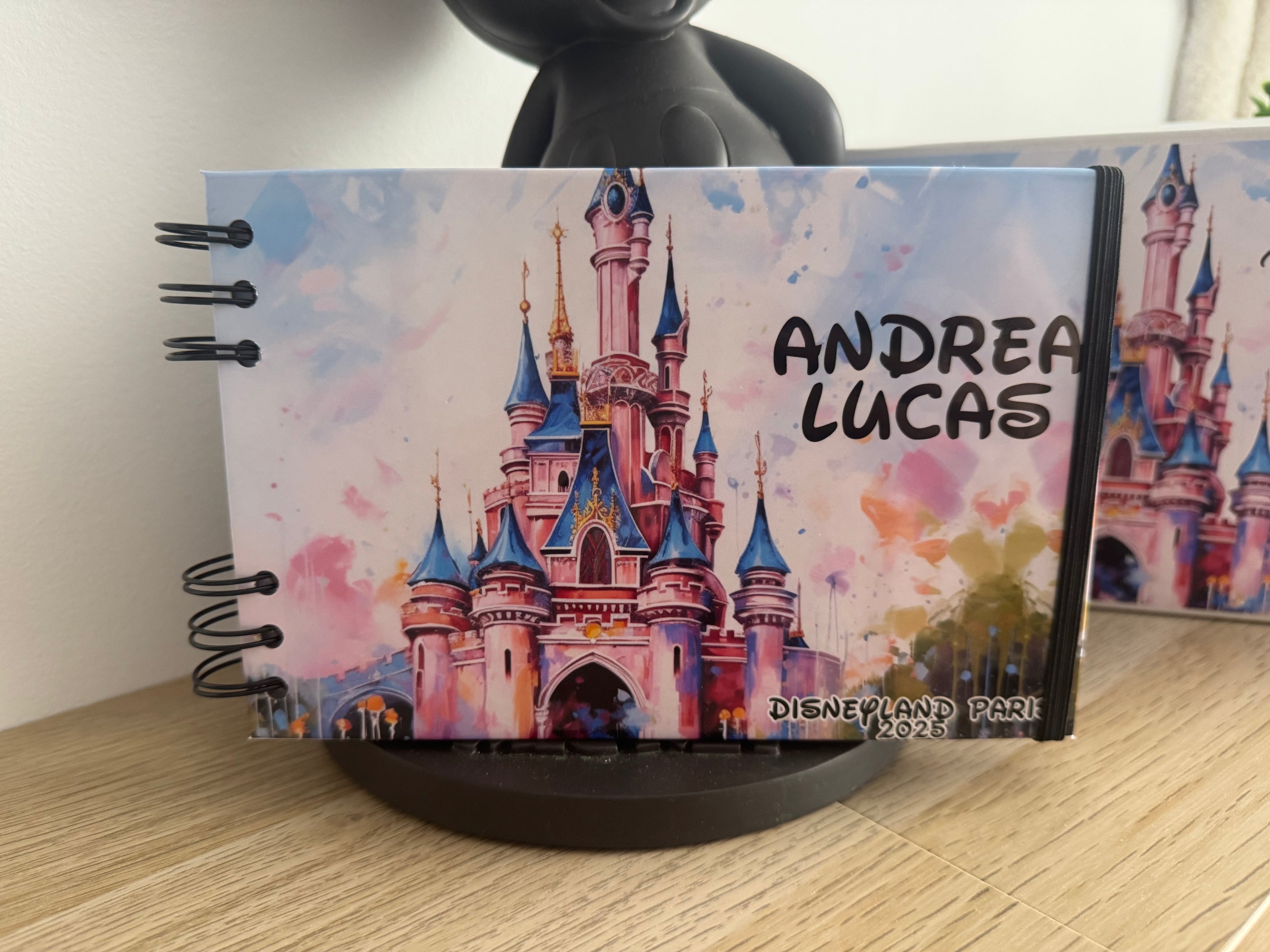 Libro de Firmas y Fotos Disney Fondo Castillo Dibujo