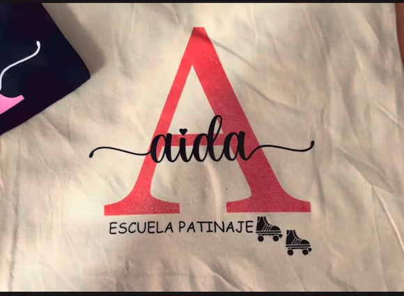 Tote Bag Beig Inicial
